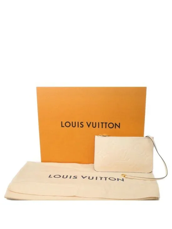 Louis Vuitton Monogram Empreinte Cream Newerful MM Tote - Picture 12 of 15